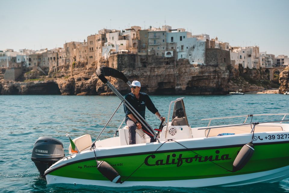 Polignano a Mare: Private Speedboat Cave Trip With Aperitif - Itinerary Highlights