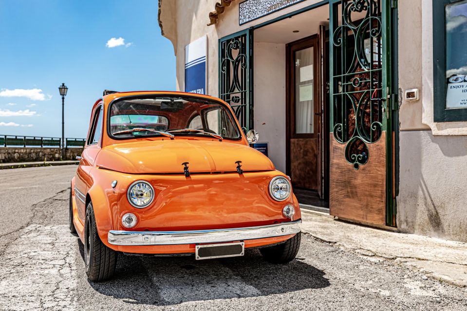 Polignano a Mare: Tour by Vintage Fiat 500 With Driver - Available Languages