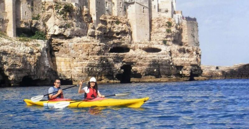 Polignano Kayak Tour + Swimming Stop in Cave - Tour Experience