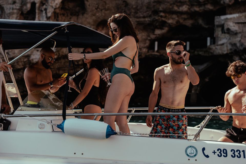 Polignano: PRIVATE Boat Cruise to the Caves With Aperitif - Itinerary