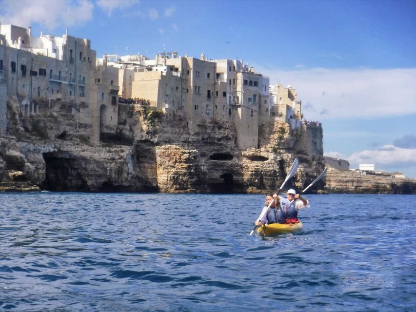 Polignano Sea Kayak Tour With Swimming Stop in Cave - What to Expect