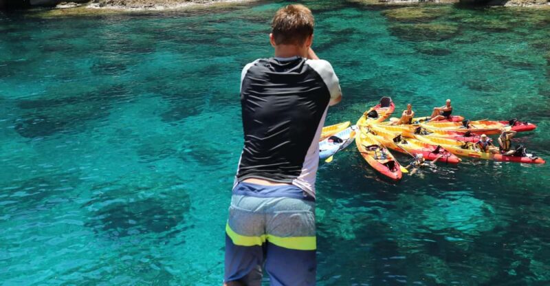 Pollença: Kayak and Coasteering Cliff Jumping - Safety Briefing