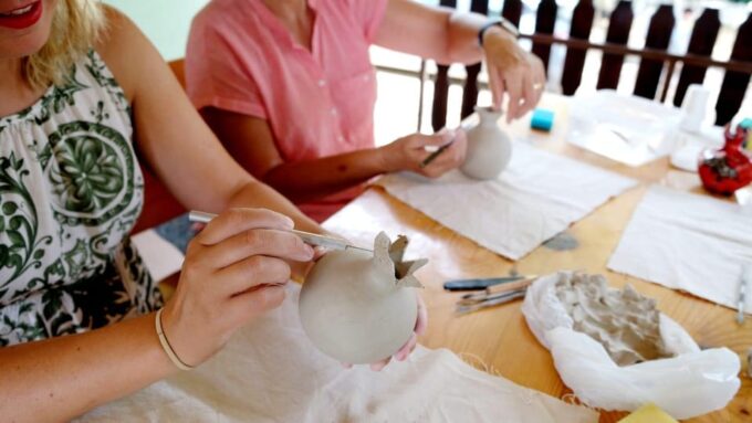 Pomegranate Whispers: Clay Crafting With Alina Gishyan - Preparing for the Workshop
