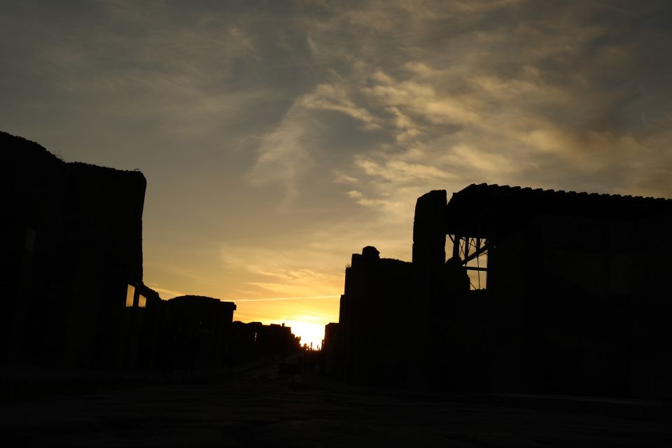 Pompeii: 2-Hour Sunset Group Tour With Tickets - Inclusions and Exclusions