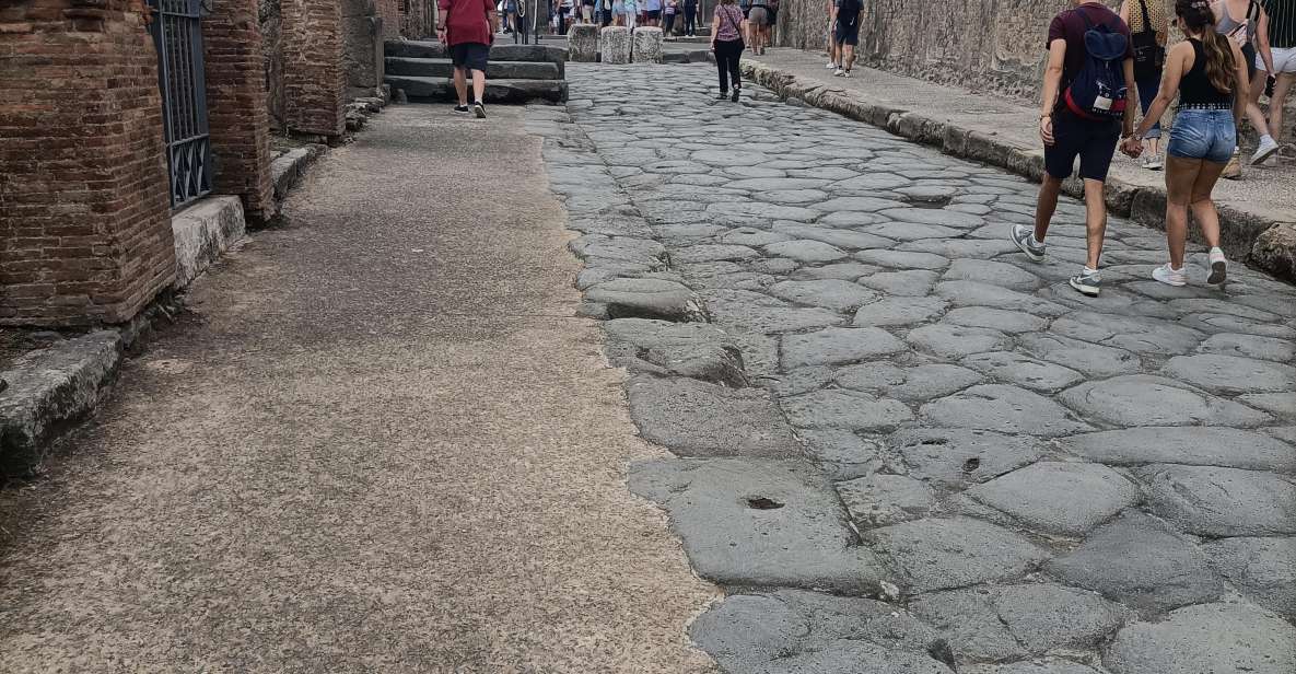 Pompeii Herculaneum and Oplontis With the Guide From Naples - Pickup and Transportation