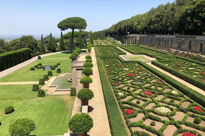 Pontifical Villa Gardens at Castel Gandolfo Audio-Guided Minibus Tour - Key Points