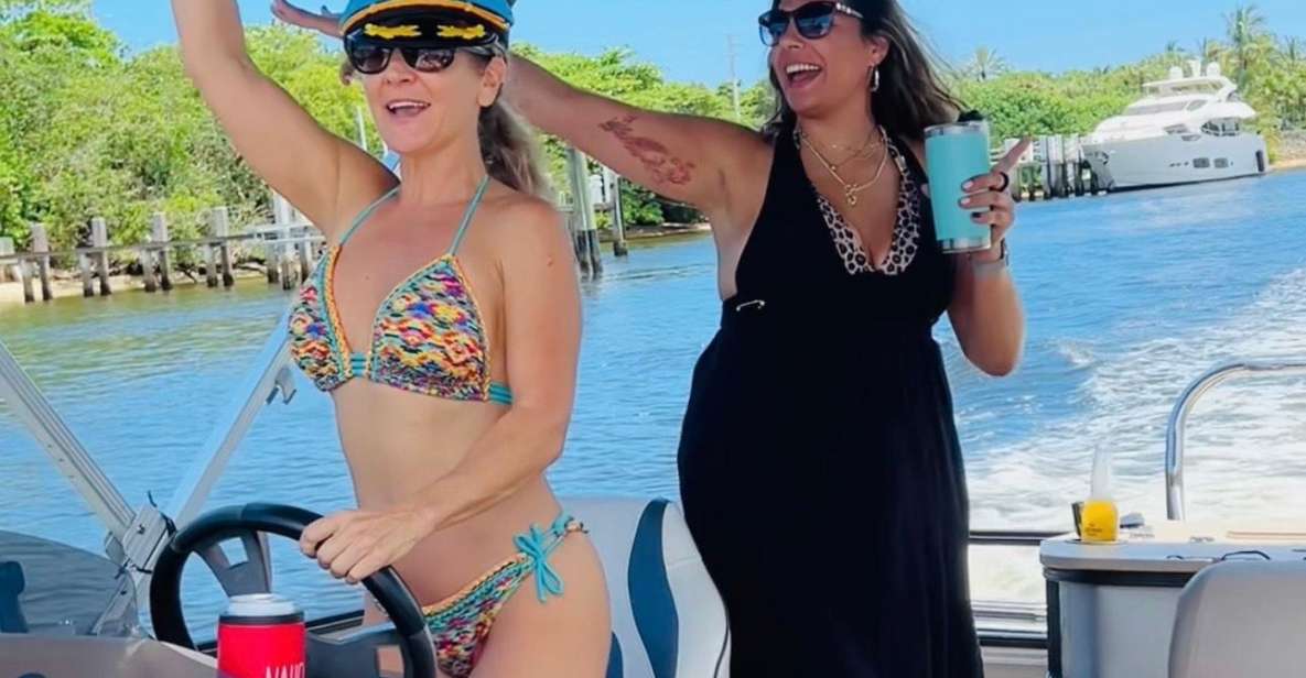 Pontoon Boat Ride on the Ocean and Canals in Broward County - Boat Activities