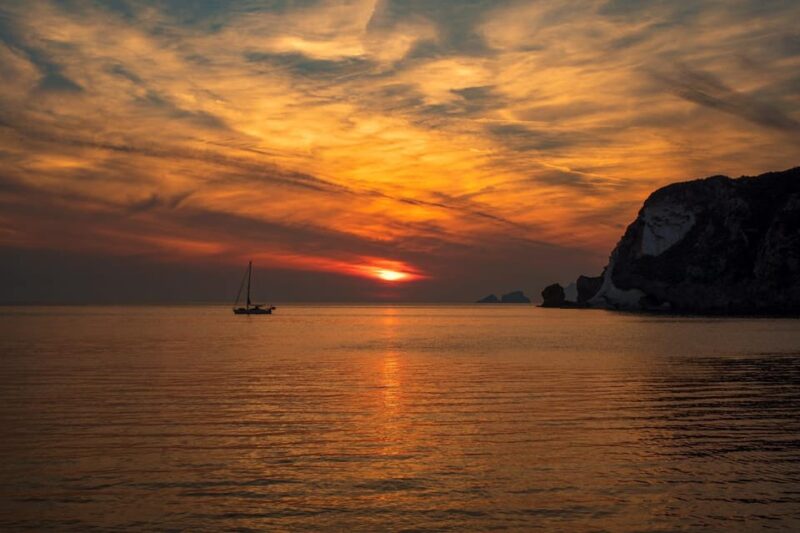 Ponza: Sunset Boat Tour With Aperitif and Swim at Chiaia Di Luna - Inclusions