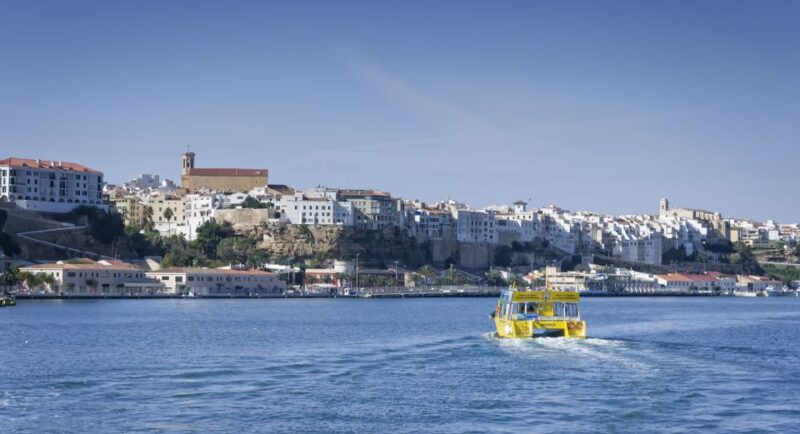 Port Mahon: 1-Hour Harbor Cruise With Underwater Views - Detailed Itinerary
