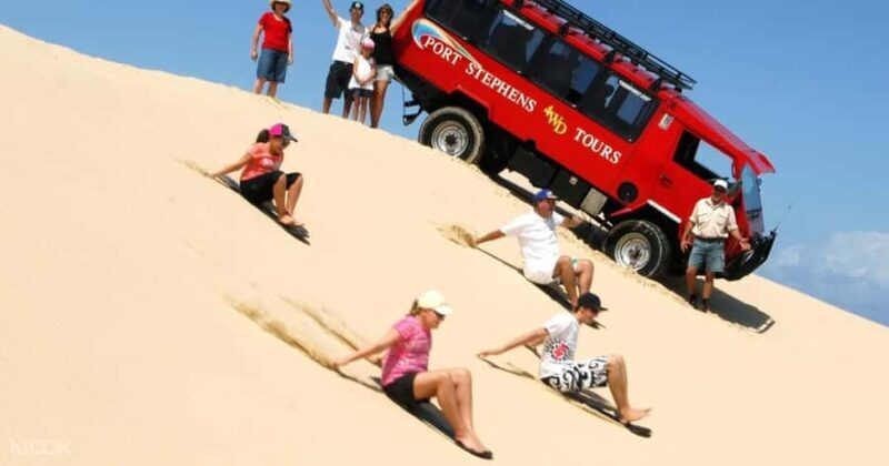 Port Stephens: Dolphin, Lunch, Koalas&Sandboarding -Mandarin - A Full Day of Nature and Adventure in Port Stephens