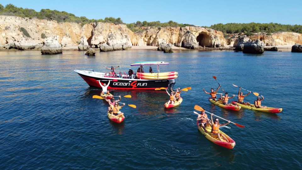 Portimão: Benagil Caves Speedboat and Kayak Guided Tour - Flexible Travel Plans