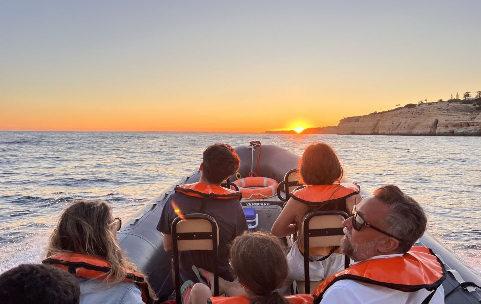 Portimão: Benagil Caves & Sunset With Sparkling Wine - Detailed Itinerary