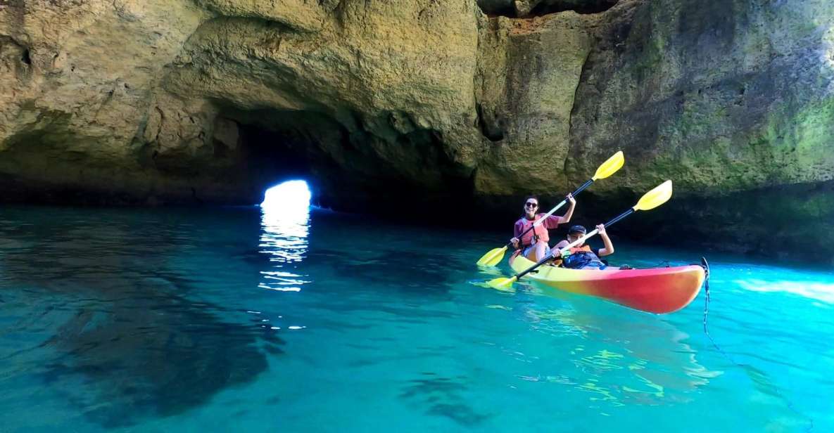 Portimão: Kayak Tour of Benagil Caves - Comfortable Catamaran Cruise Along Algarve