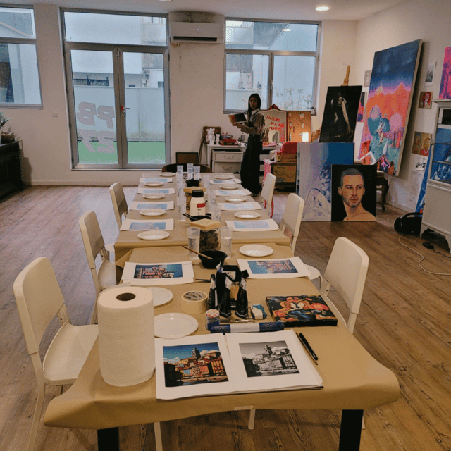 Porto: Acrylic Painting Workshop for Groups - Antero Quental - A Closer Look at the Acrylic Painting Workshop