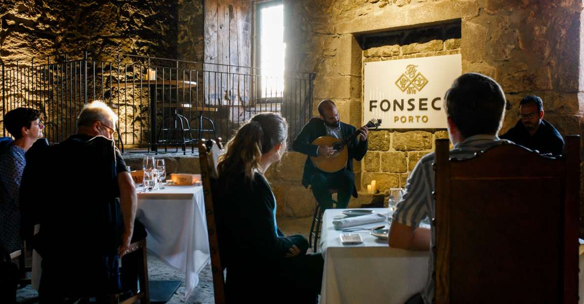 Porto: Cellar Tour, Dinner & Fado Show at Fonseca - Sirocco Dry White Port Tasting