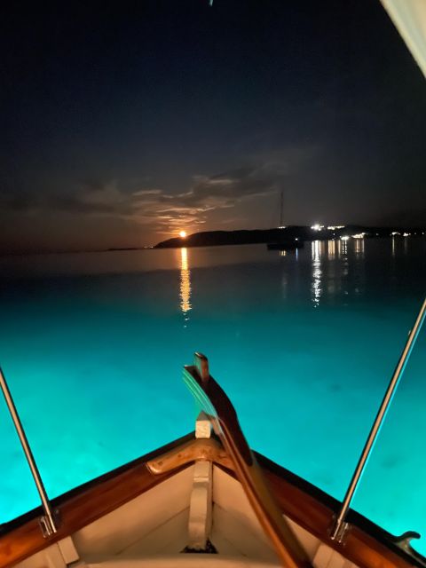 Porto San Paolo: Vintage Cruise Sunset Aperitif to Tavolara - Swimming and Snorkeling