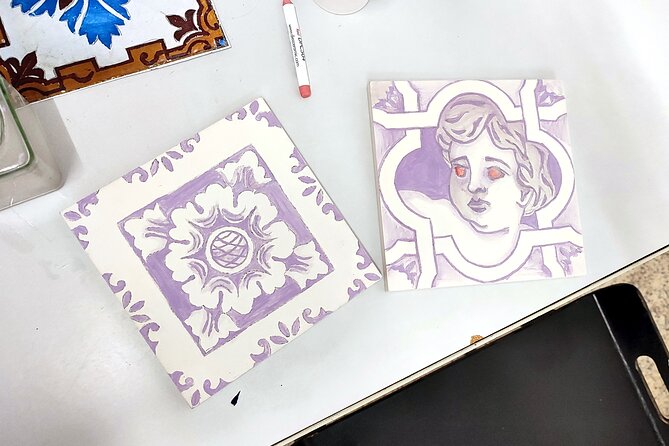 Porto Tile Painting Workshop in Artist Studio - Tile Painting Techniques