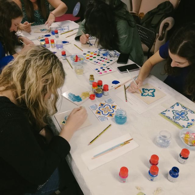 Porto: Tile-Painting Workshop With Glass of Port - Workshop Experience