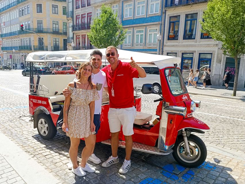Porto: Tuk Tuk Sunset Tour With Glass of Port Wine - Inclusions and Exclusions