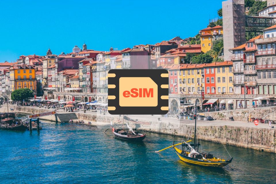 Portugal: Europe Esim Mobile Data Plan - Flexible Esim Options