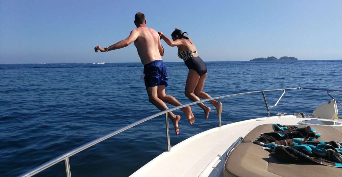 Positano and Amalfi Sharing Swimming on Li Gali Island - Departure Location and Route