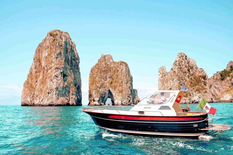 Positano: Capri and Blue Grotto Shared Boat Tour with Drinks - Authentic Experiences and Highlights