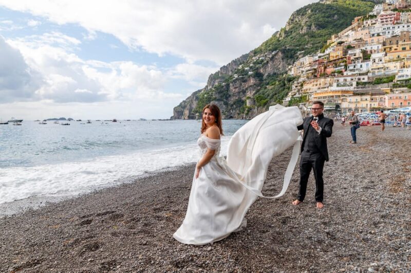 Positano : professional photo shoot 'Trash the dress' - An In-Depth Look at the Positano Trash the Dress Experience