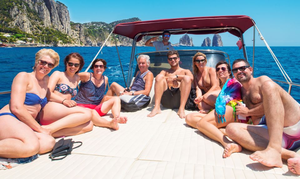 Positano: Small-Group Boat Excursion to Capri Island - Pickup and Transport