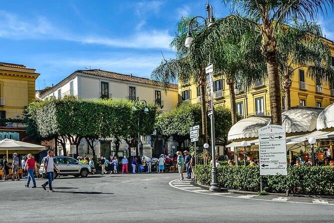 Positano Sorrento and Pompeii from Naples by Private Mercedes Van - Transport and Timing