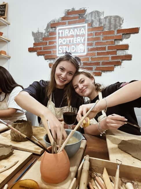 Pottery and Wine Workshop in Tirana - FAQs