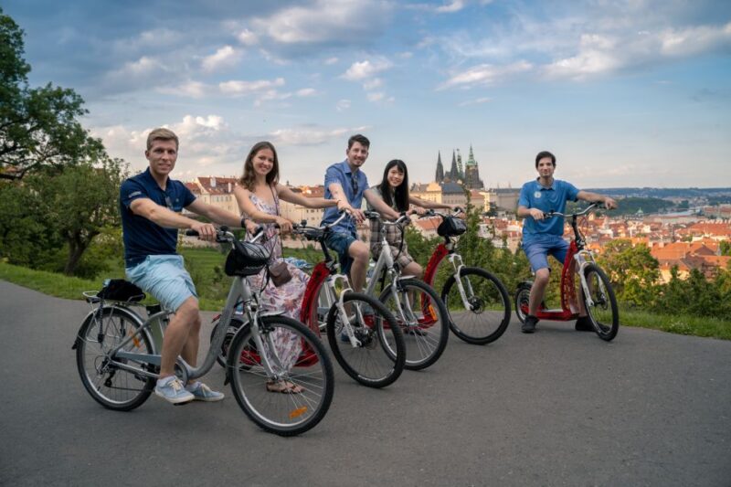 Prague: 2-Hour Prague Castle & Viewpoint E-Scooter Tour - Itinerary Highlights