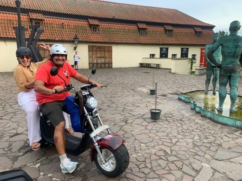 Prague 3 Hours Grand Fat-tire E-scooter Tour - Key Points
