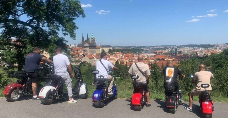 Prague 3 Hours Grand Fat-tire E-scooter Tour - The Itinerary in Detail