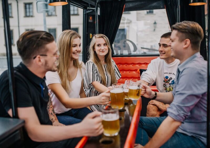 Prague: Airport Transfer Beer Party Bus With Unlimited Beer - Booking Information