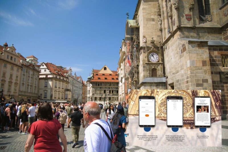 Prague: Charles Bridge Audio Guide With Tower Entry Ticket - Online Guide Features