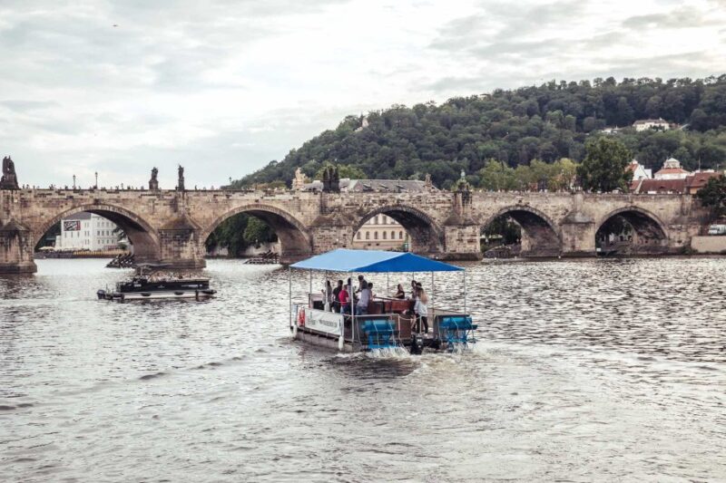 Prague: Private Cycle Boat River Tour With Beer or Prosecco - Pricing and Booking