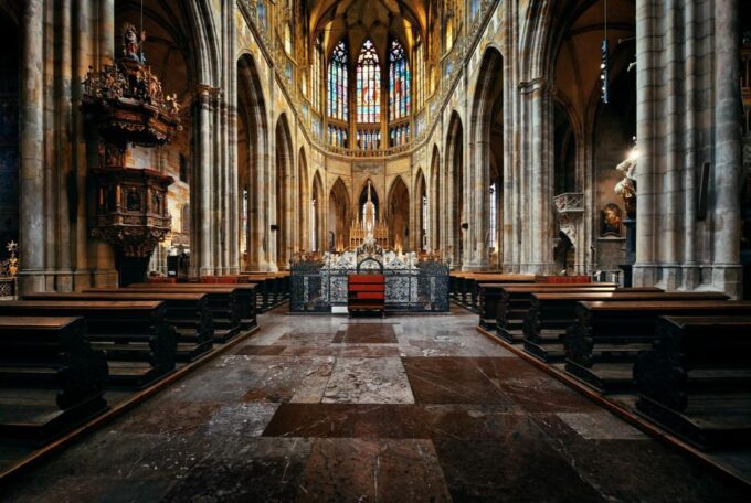 Prague Royal Castle, St Vitus, Golden Lane Tour With Tickets - St. Vitus Cathedrals Architectural Wonders