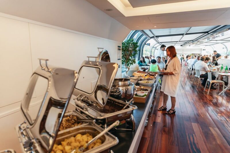 Prague: Sightseeing Dinner Cruise on Open-Top Glass Boat - Amenities and Services