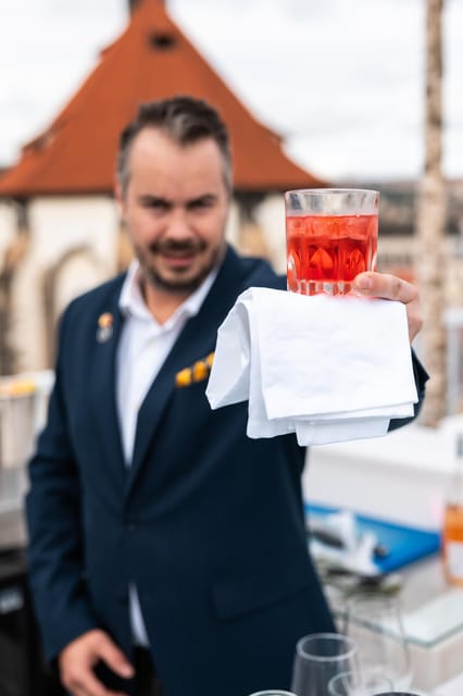 Prague: Sky Bar Aperitivo Menu with Drink & Panoramic Views - The Drink Options and Wine Experience