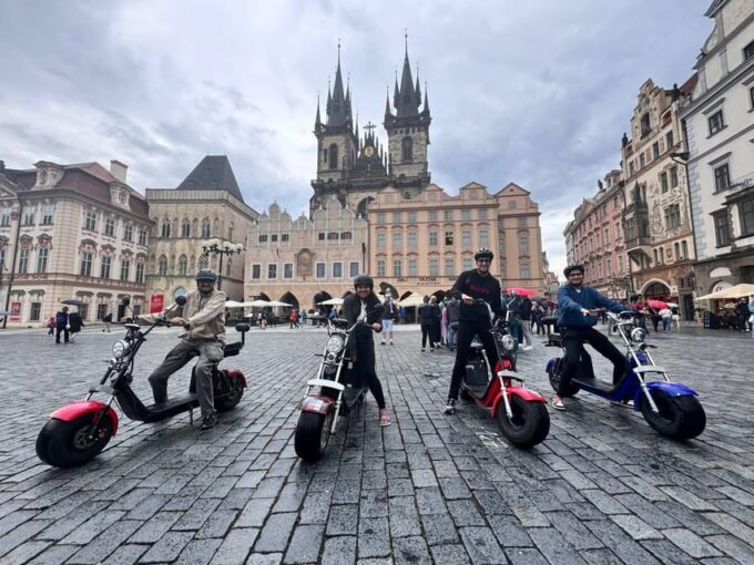 Prague: VIP Private 3 Hours E-Scooter Tour With Guide - Photo Opportunities at Sights
