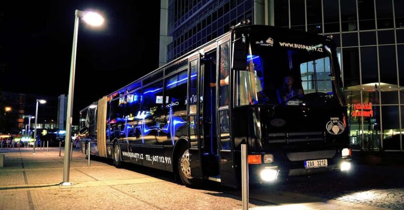 Prague XXXL Party Bus Ride - Itinerary Details