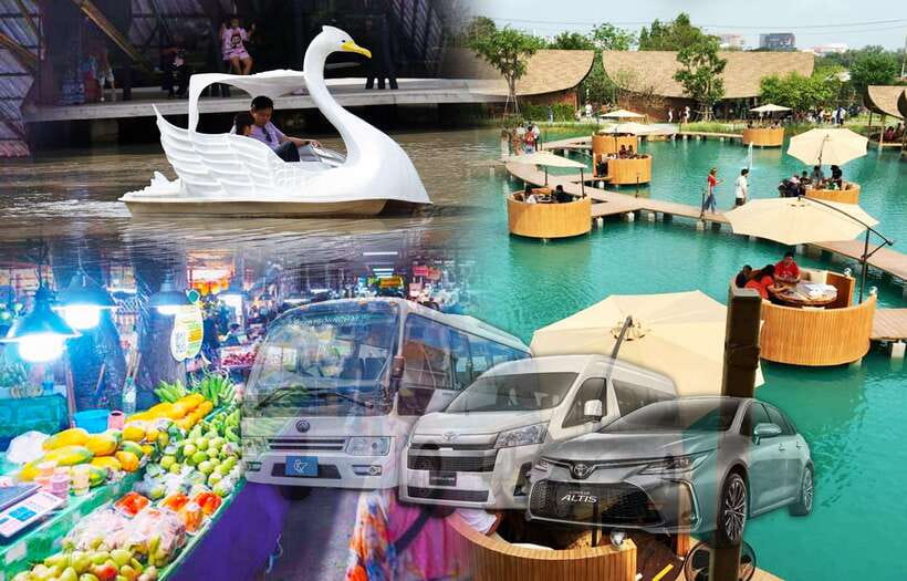 Private 3 IG Cafe + Don Wai Floating Market: From Bangkok - Tour Overview