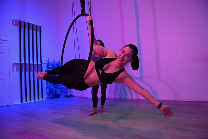 Private Aerial Arts Party for up to 5 People at Sofly Social ATX - Champagne and Chocolate Toast