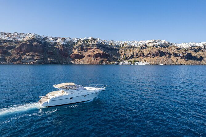 Private all included yacht Tour in Santorini - The Allure of Santorini from the Water