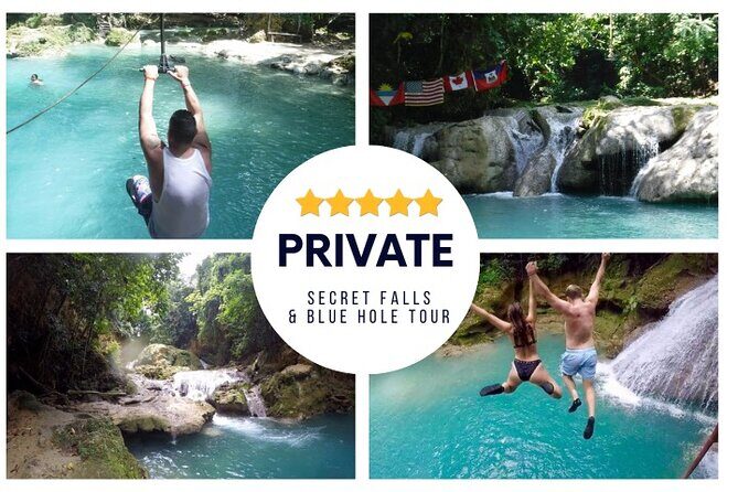 [PRIVATE] Blue Hole & Secret Falls Tour with Entrance Fees - Discovering Jamaica’s Natural Wonders: Blue Hole & Secret Falls Tour