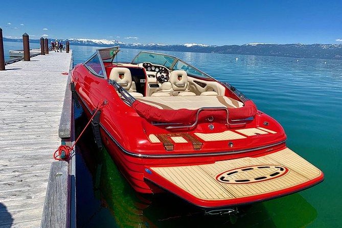 Private Boat Charter Emerald Bay in the Grateful Red - Exploring Emerald Bay
