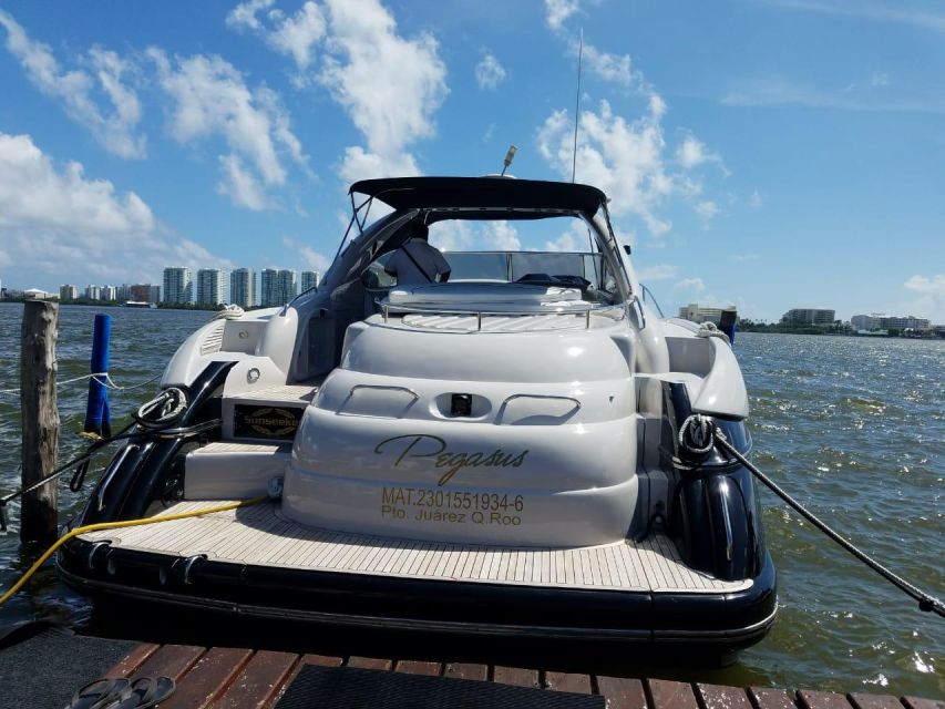 Private Cancun Yacht Sunseeker 60FT - Cruise Itinerary Options