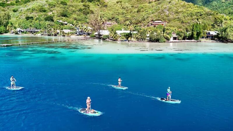 Private E-Board Tour of Moorea Lagoon - The Experience for Families and Beginners