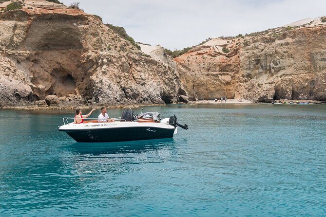 Private ELDORIS Boat Rental in Milos Agia Kiriaki GREECE - Overview of the Experience