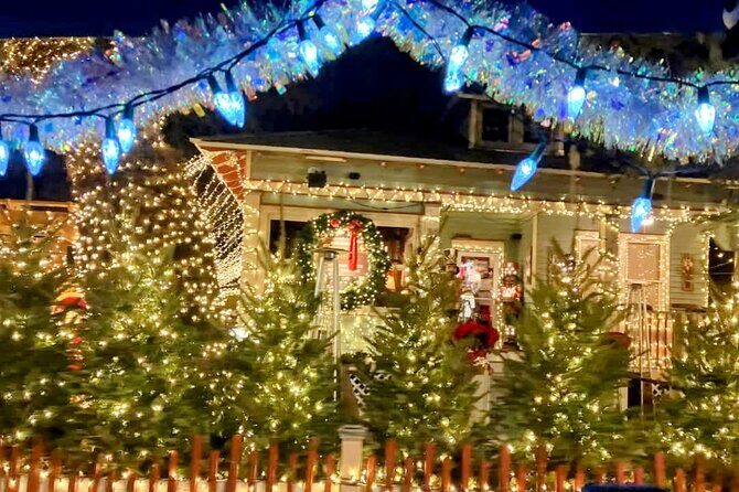 Private Electric Golf Cart Nights of Lights Tour up to 12 people - Key Points